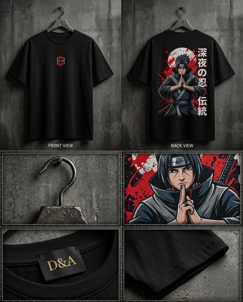 ITACHI UCHIHA ANIME T-SHIRT