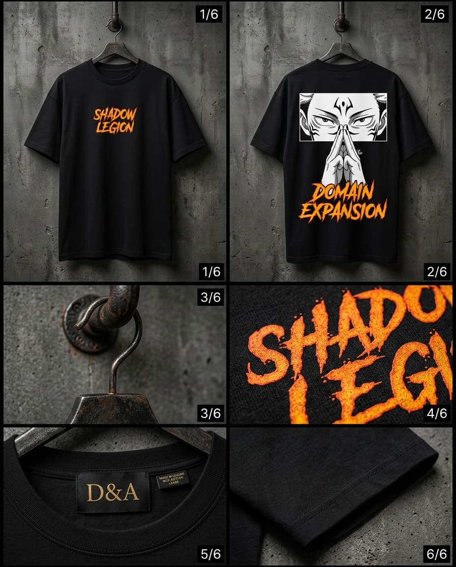 DOMAIN EXPANSION ANIME T-SHIRT